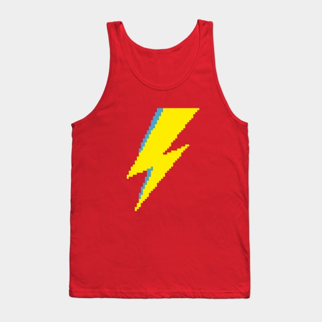 Thunder (Pixel Art) Tank Top by Dmitry_Buldakov